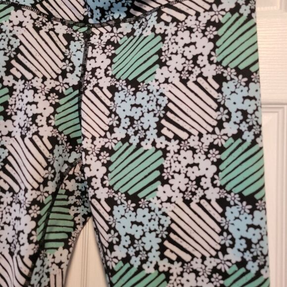 Free People Movement Lose Control Leggings Daisy Check Print Size Large - Picture 7 of 10